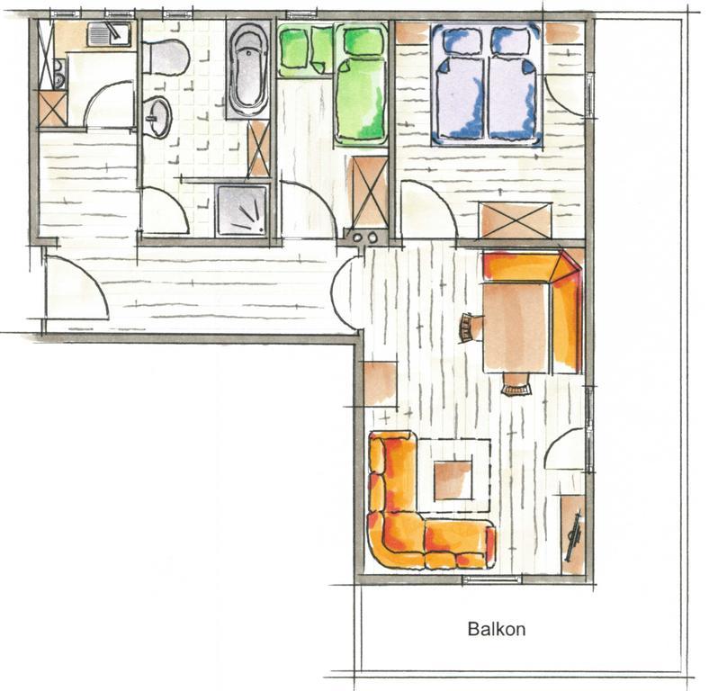 מטרי אין אוסטירול Ferienhaus Sonnenhang חדר תמונה